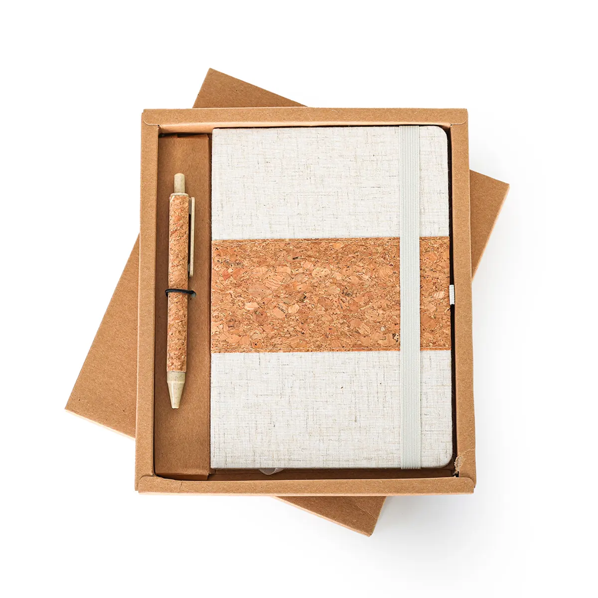 Cork RPET Notebook Pen Set